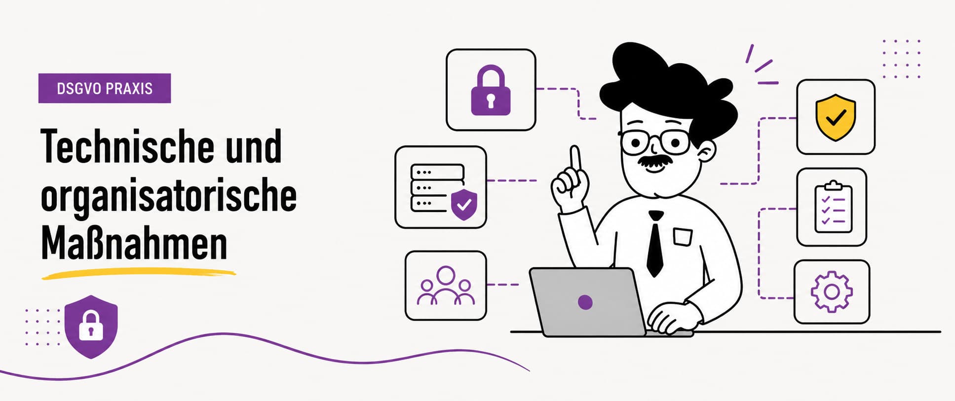 Technical and organisational measures (TOM): What Art. 32 GDPR requires and how small businesses implement it